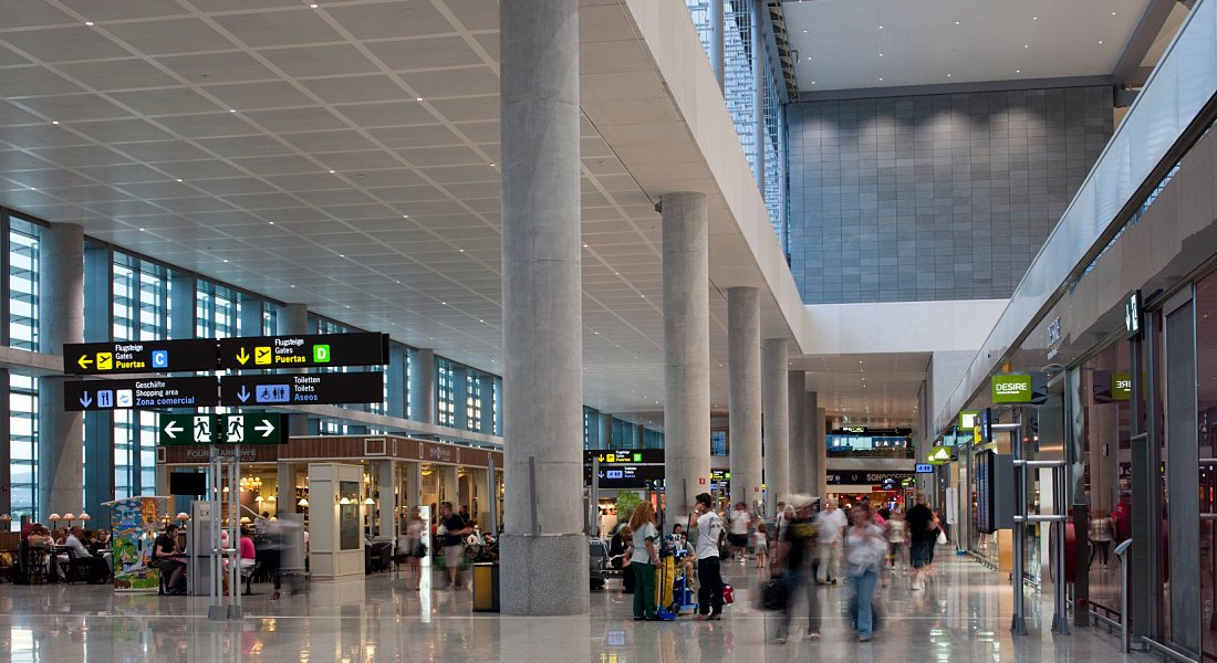 Tablero en línea del aeropuerto de Malaga llegadas